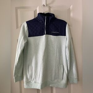 Women’s Vineyard Vines Performance Quilted Nylon Snap Shep Shirt jacket Sz XS